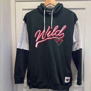 Minnesota Wild Green and Gray Hoodie